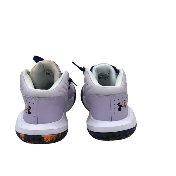 Under Armour Kids Youth Basketball High Top Shoes Sneakers 5Y Purple Unisex - Picture 2 of 6
